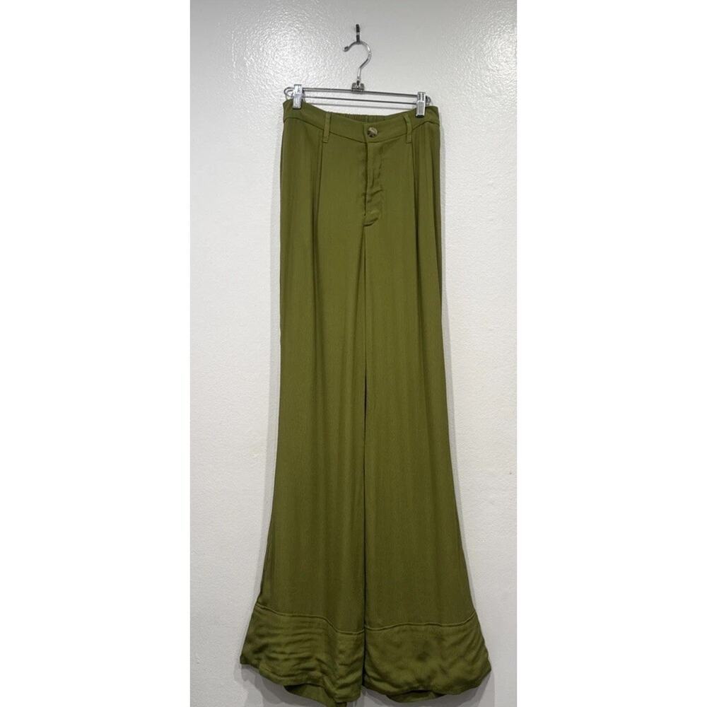 Show Me Your Mumu Edison Pants Women’s Size Small High Rise‎ Flare Cuffed READ